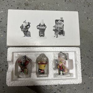 NIB Dept 56 Heritage Village Baker‎ Elves Set Of 3 #5603-0 Hand Painted